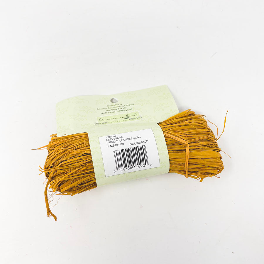 American Oak Goldenrod Raffia