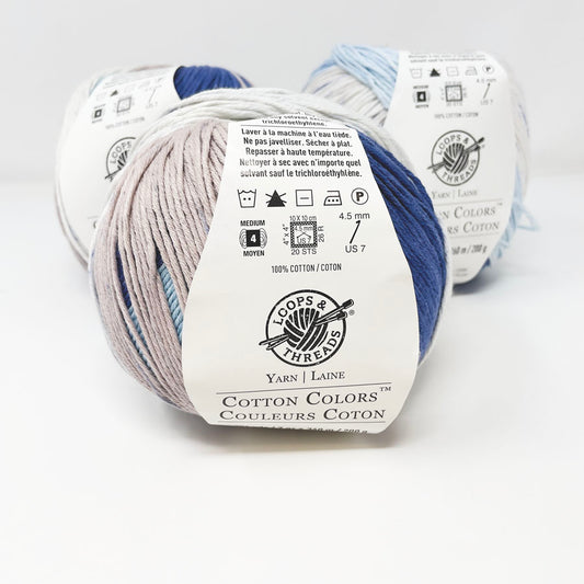 Cotton Colors Yarn by Loops & Threads - Pick a Color