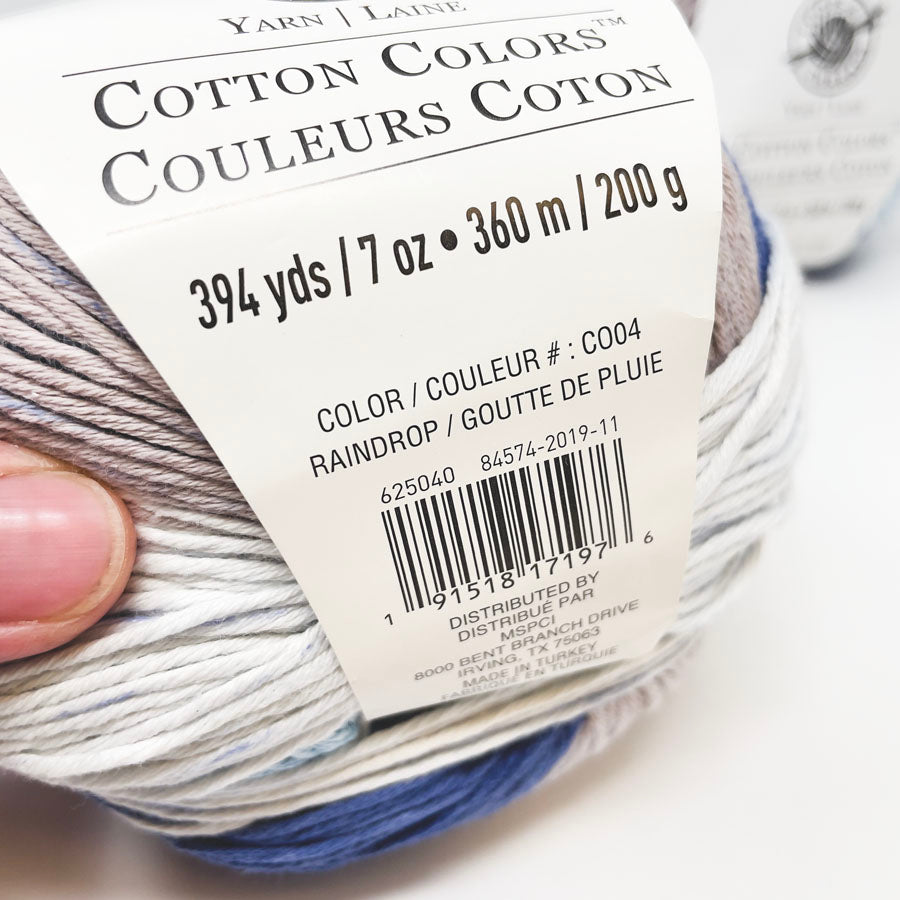 Cotton Colors Yarn by Loops & Threads - Pick a Color