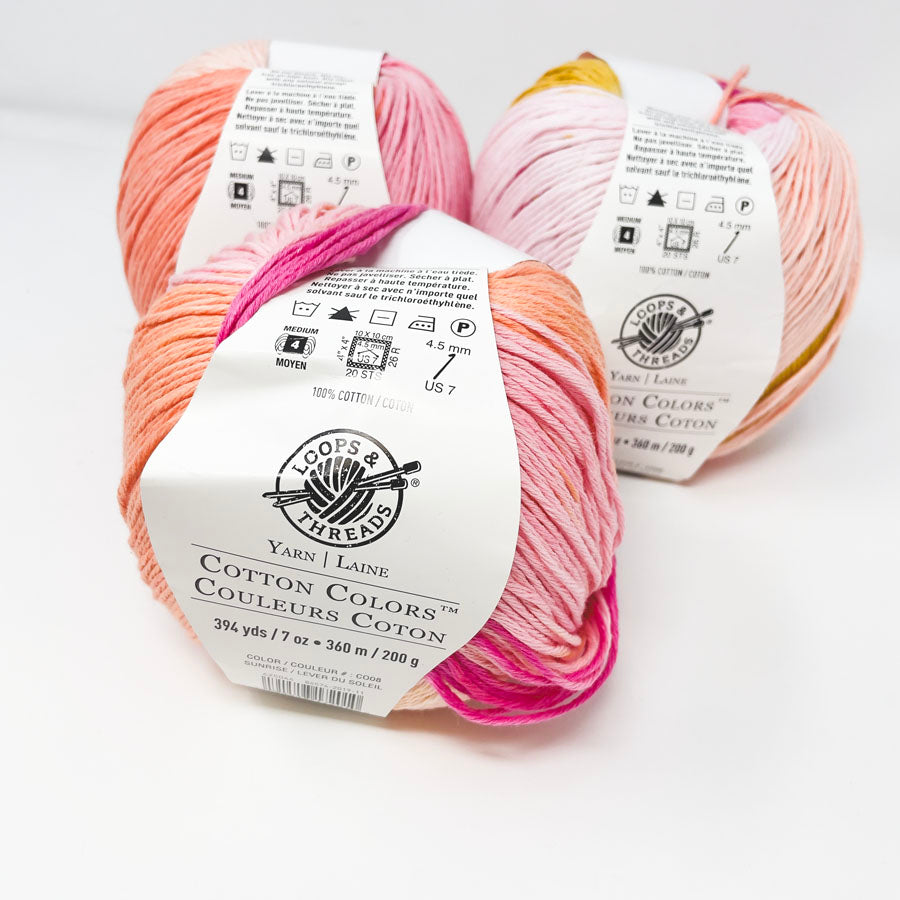 Cotton Colors Yarn by Loops & Threads - Pick a Color