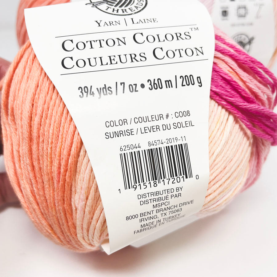 Cotton Colors Yarn by Loops & Threads - Pick a Color