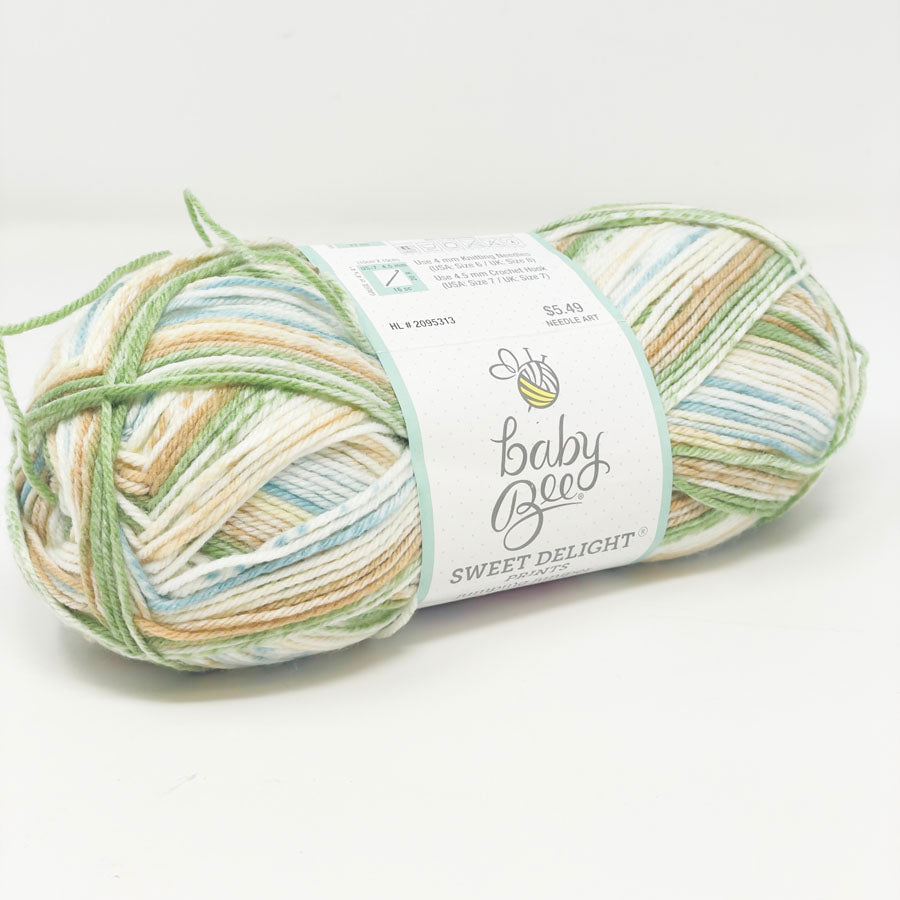 Baby Bee Yarn - Sweet Delight Prints - Jumping Juniper