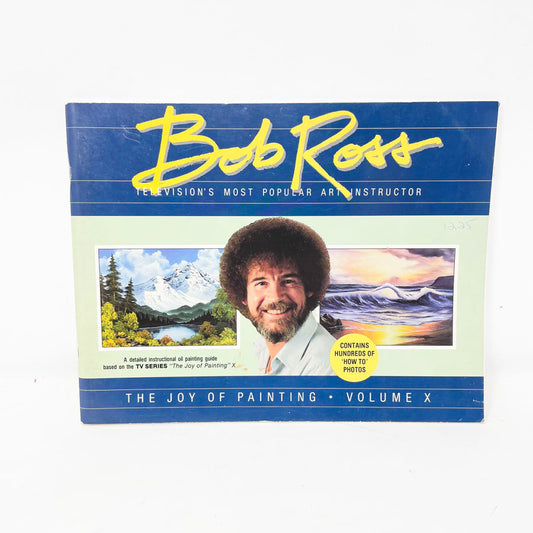 Bob Ross Joy of Painting Book - Volume X