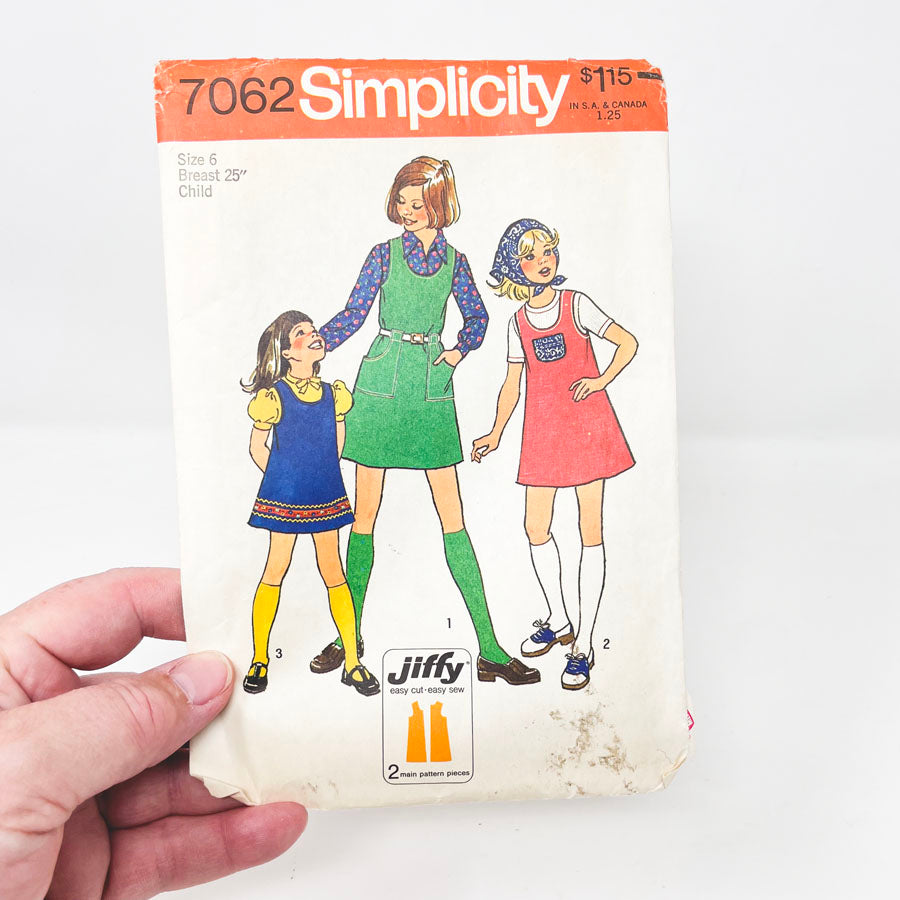 Simplicity Pattern 7062