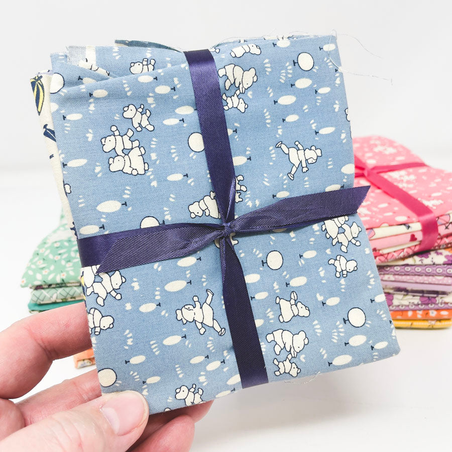 Retro Color Themed Fabric Bundles