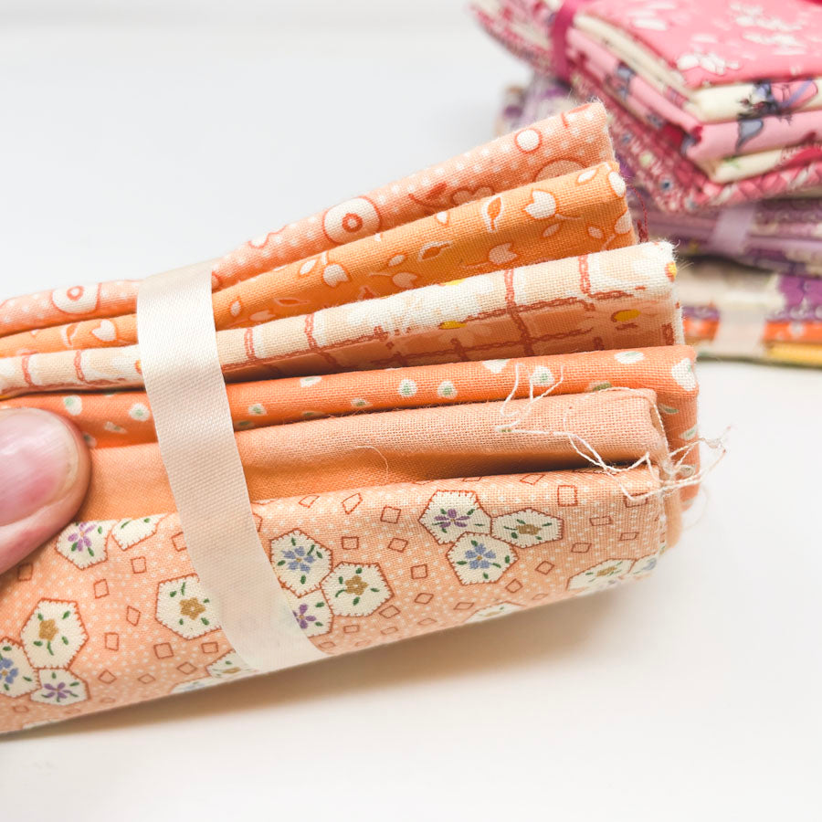 Retro Color Themed Fabric Bundles