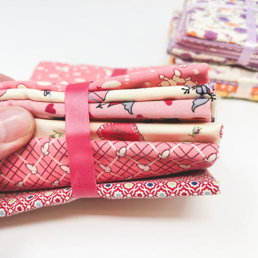 Retro Color Themed Fabric Bundles