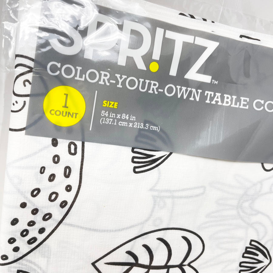 Spritz Color-Your-Own Table Cover