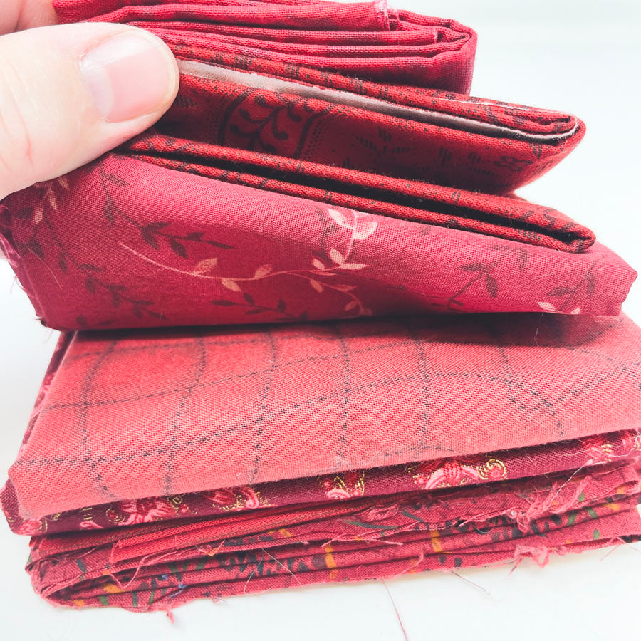 Deep Reds Fabric Bundle