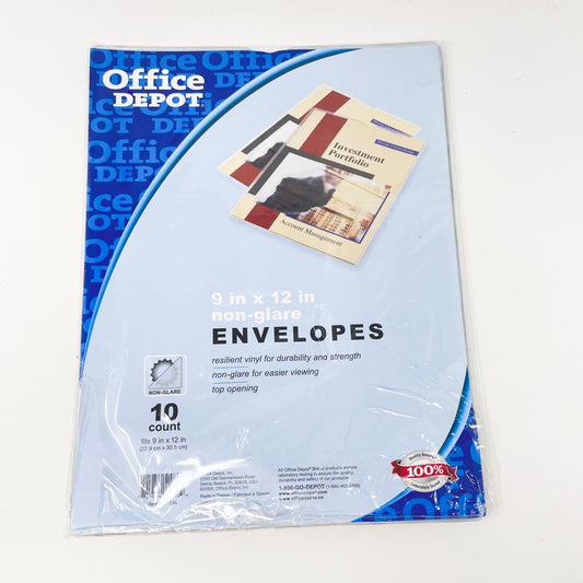 Office Depot 9 x 12 Non-Glare Envelopes