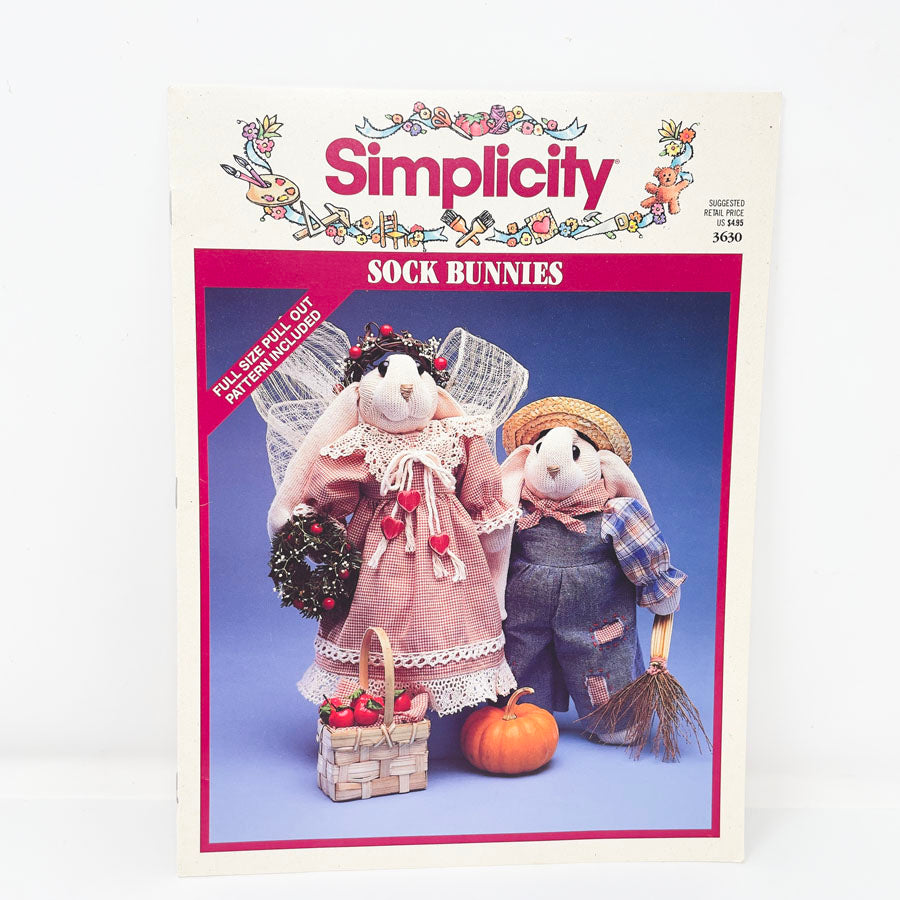 Simplicity Sock Bunnies Pattern Book