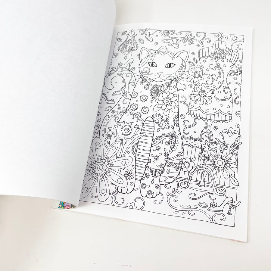 Creative Cats Coloring Book