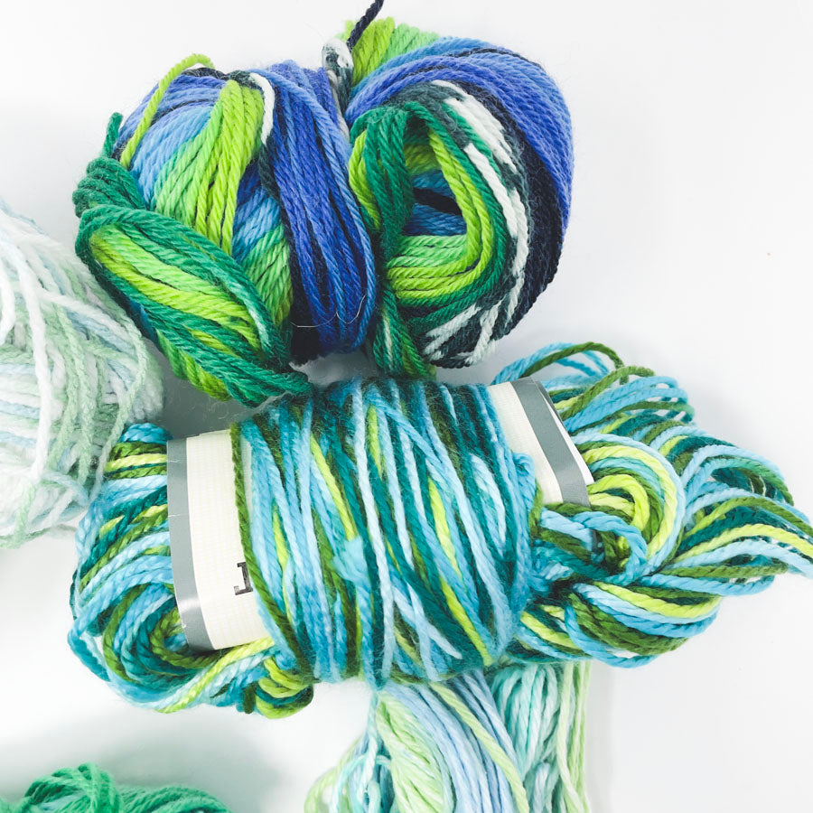 Blue & Green Yarn Bundle