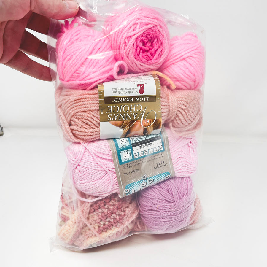 Pinky Pinks Yarn Bundle