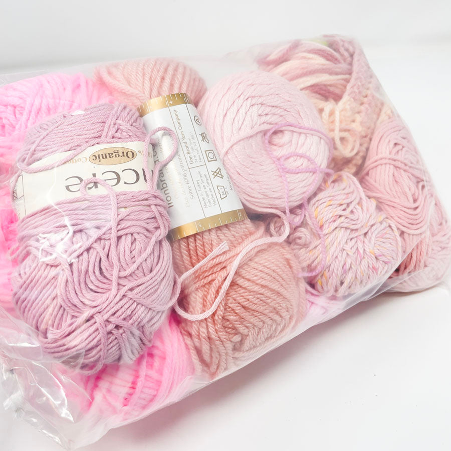 Pinky Pinks Yarn Bundle