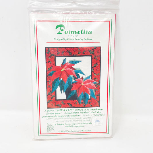 Poinsettia Quilt Pattern - The Designer's Workshop