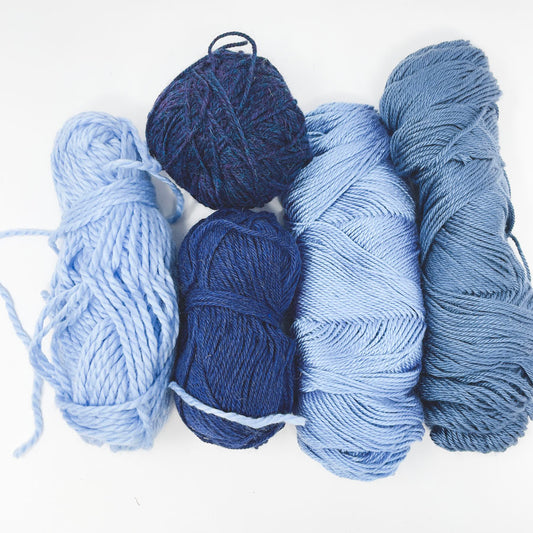 All the Blues Yarn Bundle