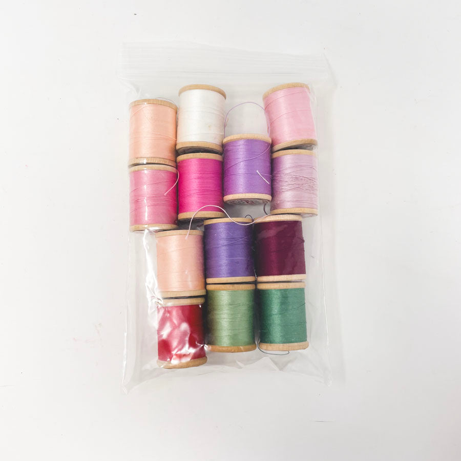 JP Coats Thread Bundle - Wooden Spools