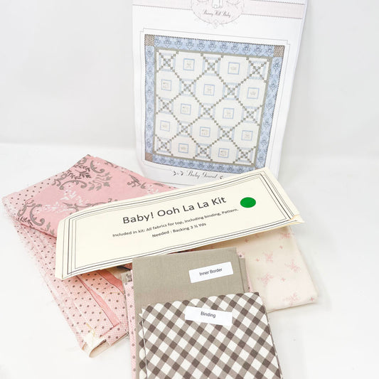 Baby! Ooh La La Kit - A Bunny Hill Baby Quilt Kit