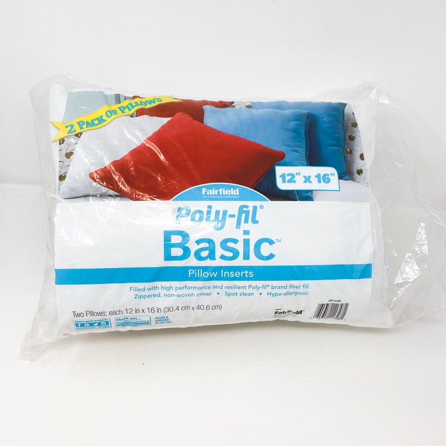 Fairfield Poly-Fll Basic - Pillow Inserts - 2 pack