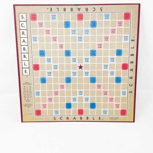 Vintage Scrabble Board