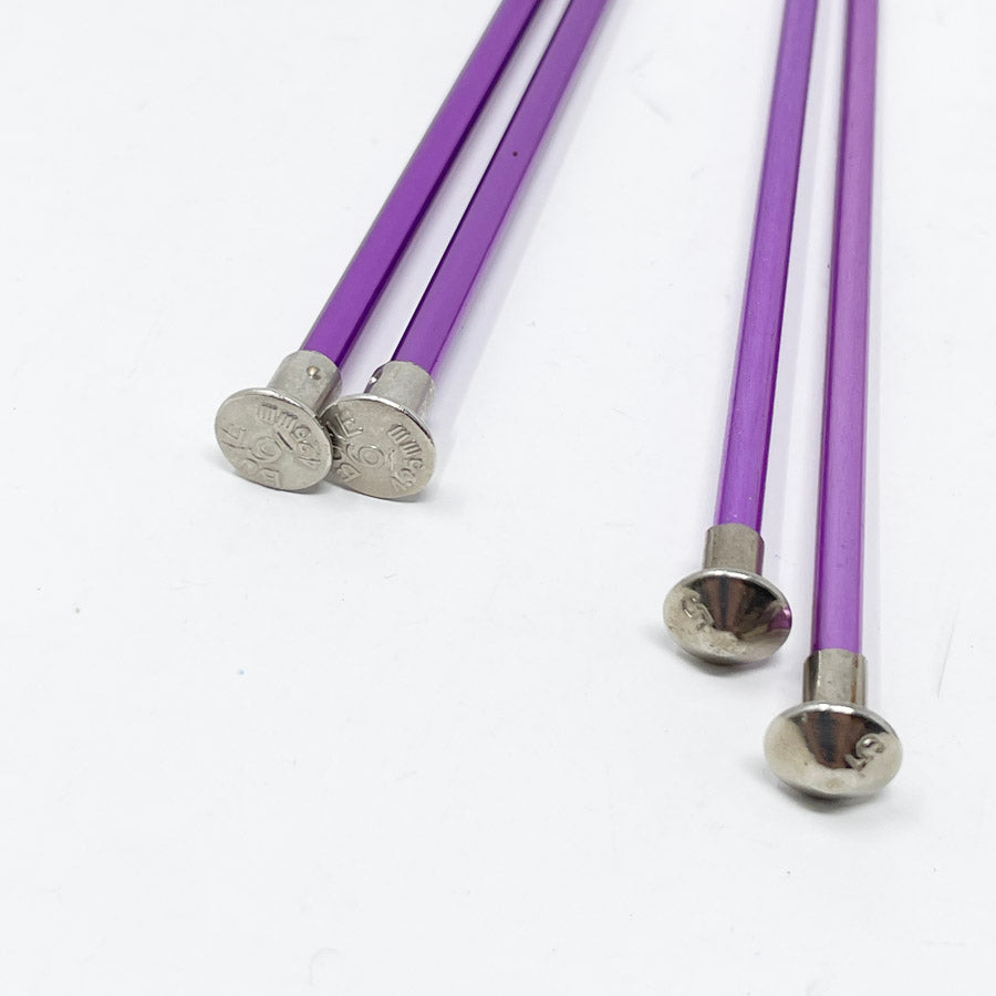 Stock Item: 10" Aluminum Knitting Needles – Pick-a-Size