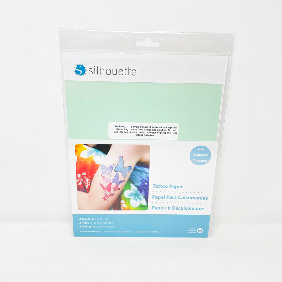 Silhouette Printable Tattoo Paper