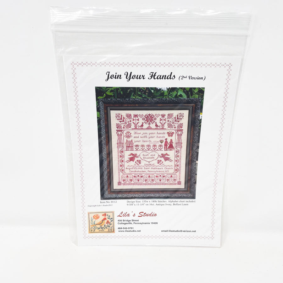 Join Your Hands V2 Cross Stitch Pattern - Lila's Studio No. 0112