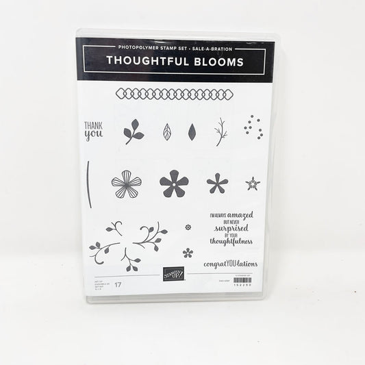 Stampin' Up Cling Stamp Set - Thoughtful Blooms