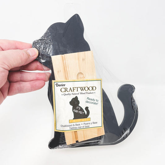 Craftwood Cat Chalkboard & Base