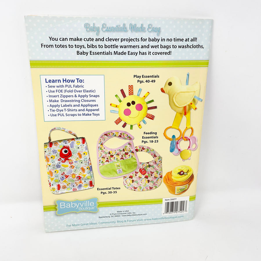 Baby Essentials Made Easy Booklet by Babyville Boutique