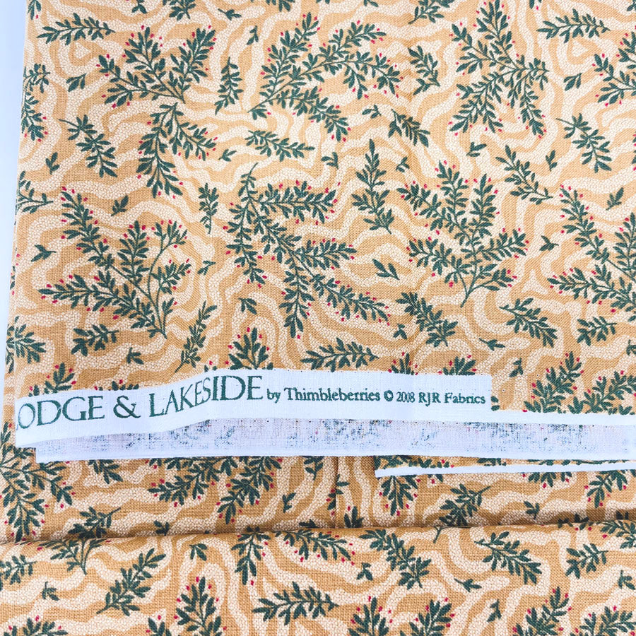 1.5 yds - Lodge and Lakeside Cotton Fabric by Thimbleberries