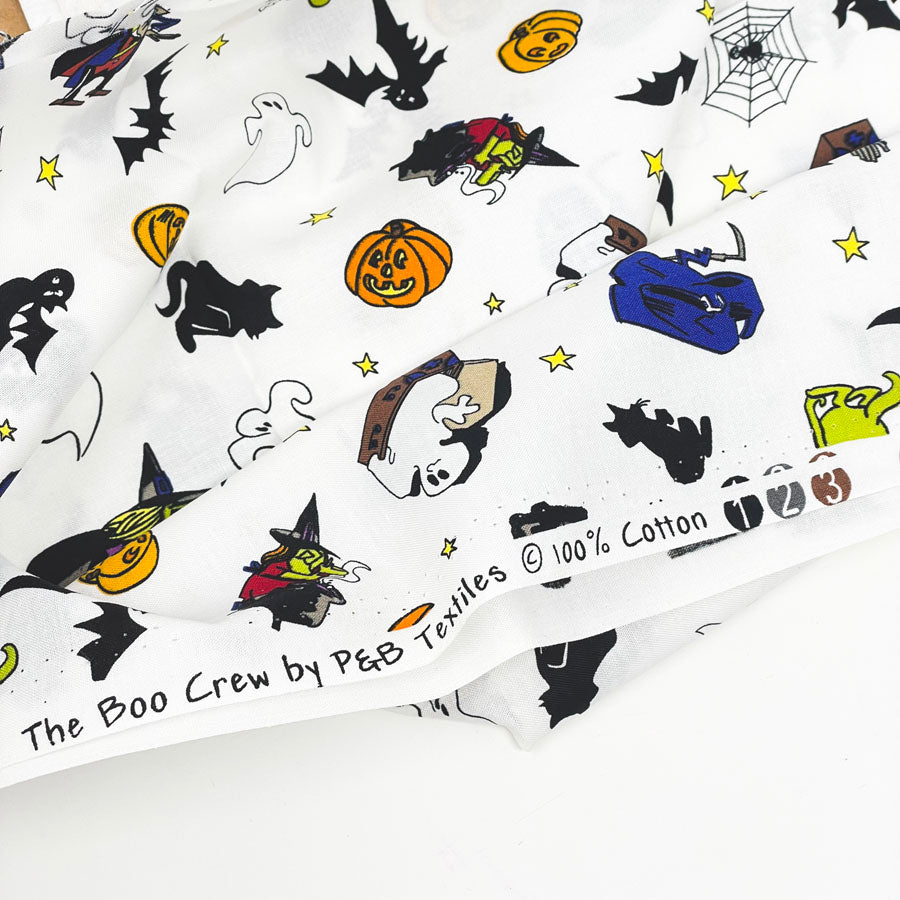 1 yd - The Boo Crew Fabric by P&J Textiles