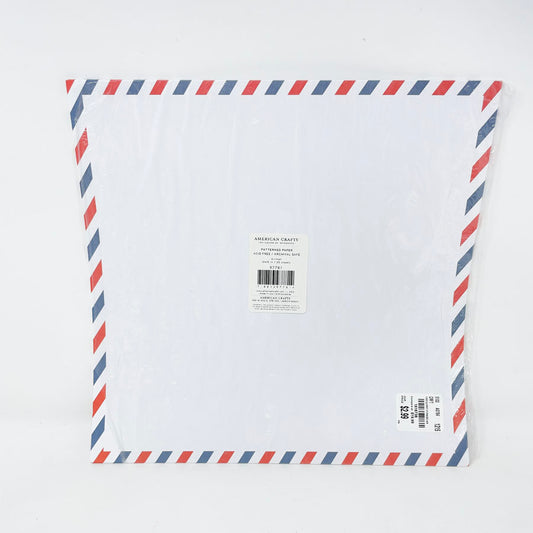 Air Mail 12" x 12" Paper