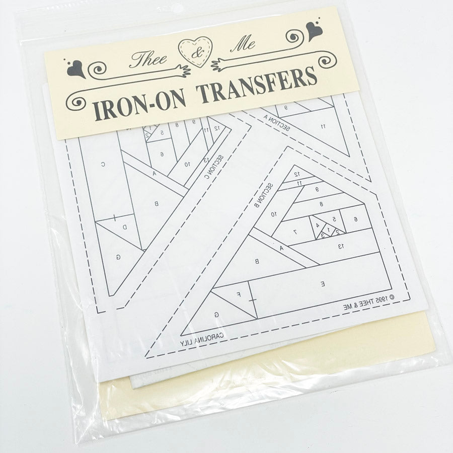 Thee & Me Iron On Transfers for Quilting - Carolina Lily