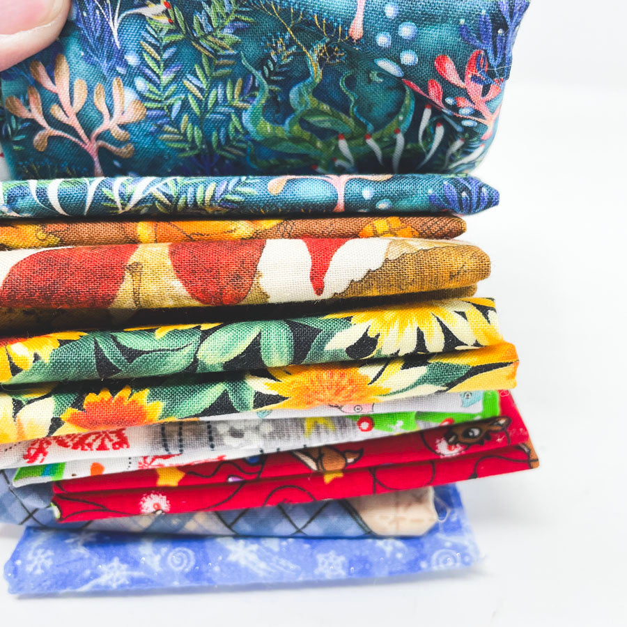 Novelty Prints Fabric Bundle - Asst. Sizes