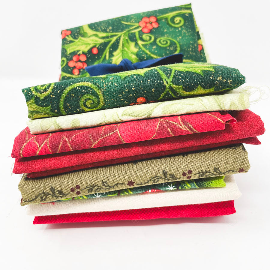 Classic Christmas Fabric Bundle - Asst. Sizes