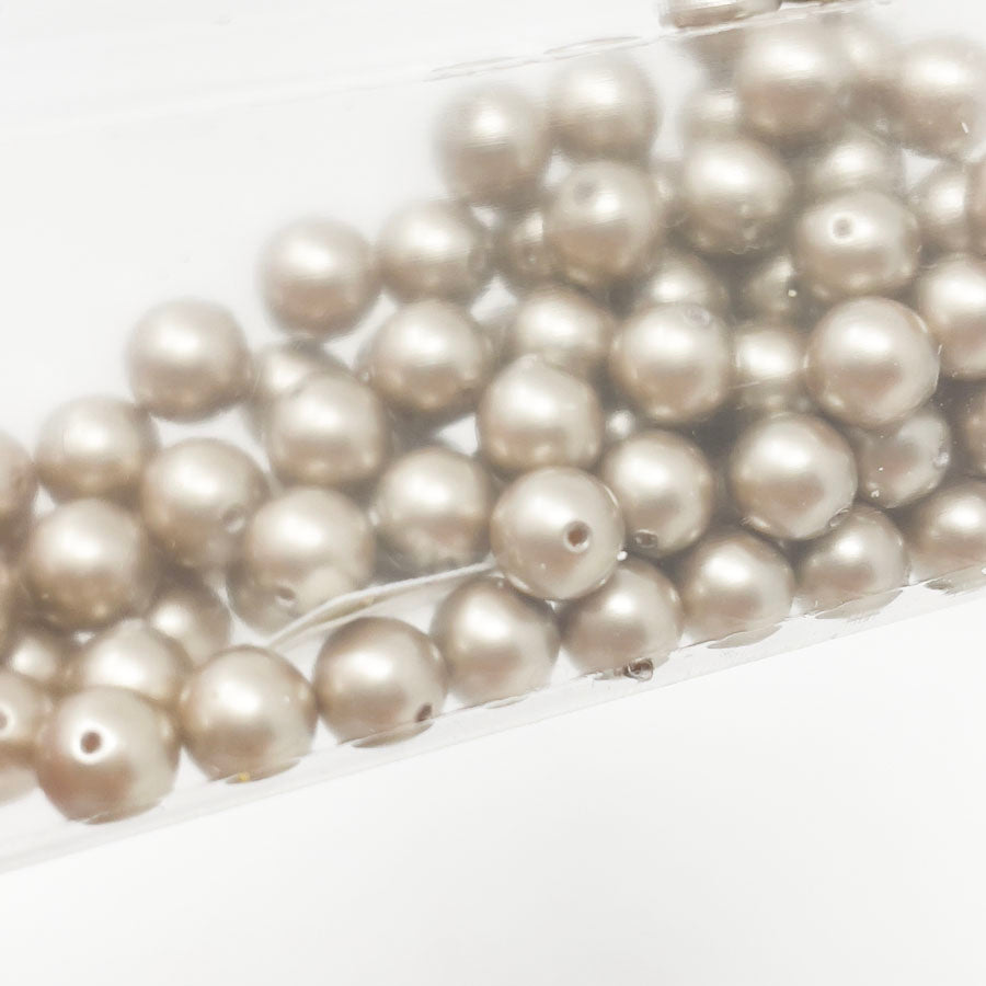 Round Platinum Beads