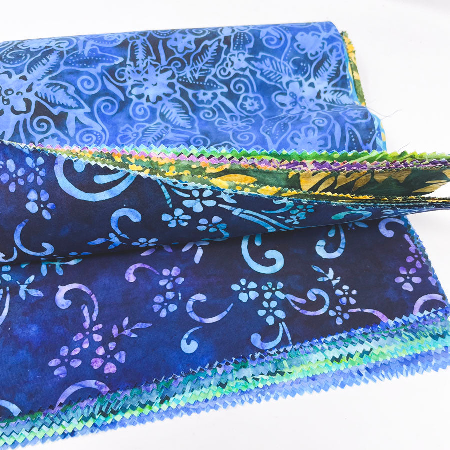 Batik 10" Squares - Partial Pack