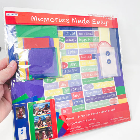 Colorbok Memories Made Easy - Embellished Deluxe Kit