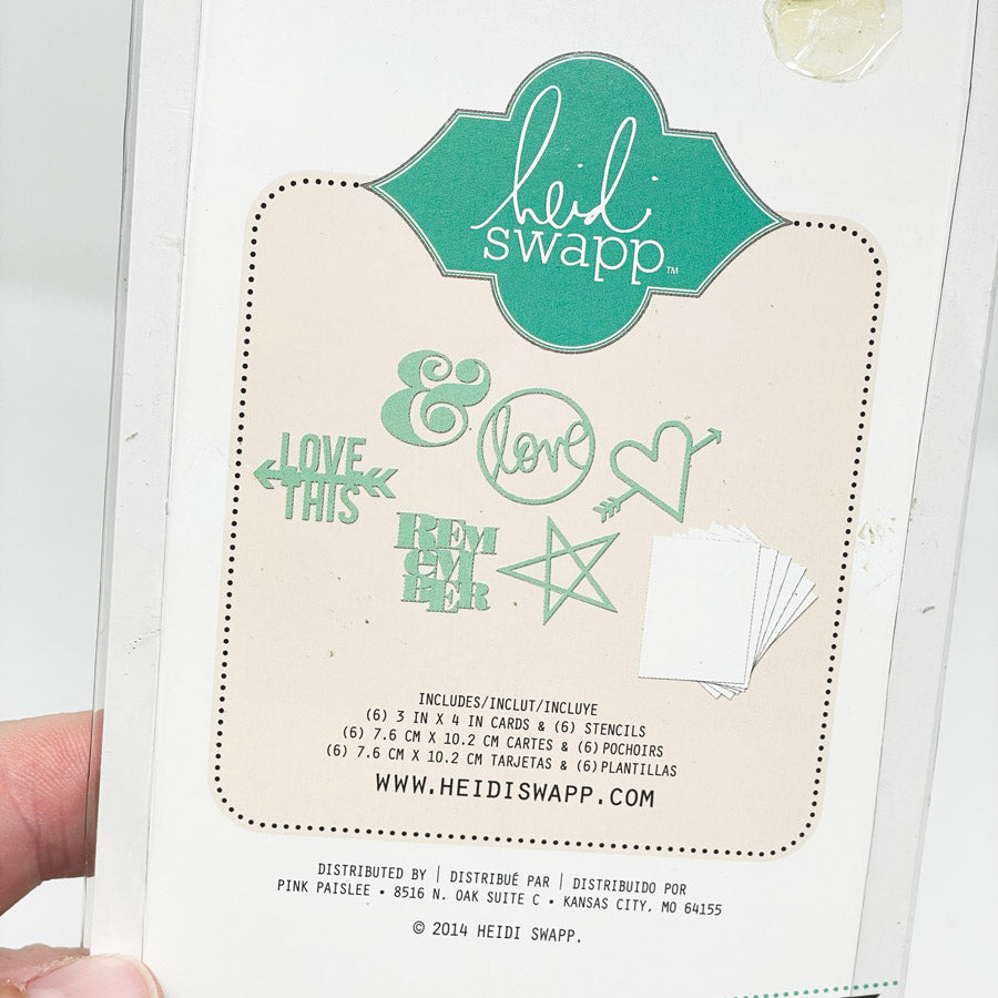 Heidi Swapp Stencil Kits - Shapes