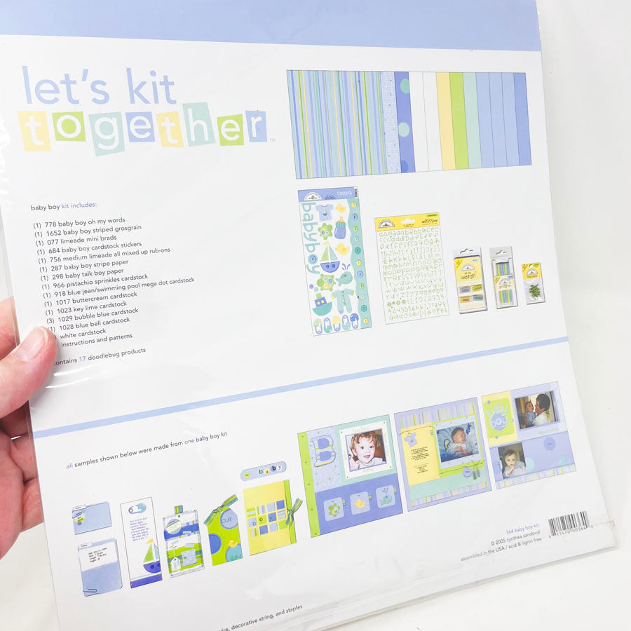 Let's Kit Together - Doodlebug Design Inc. Scrapbook Kit - Baby