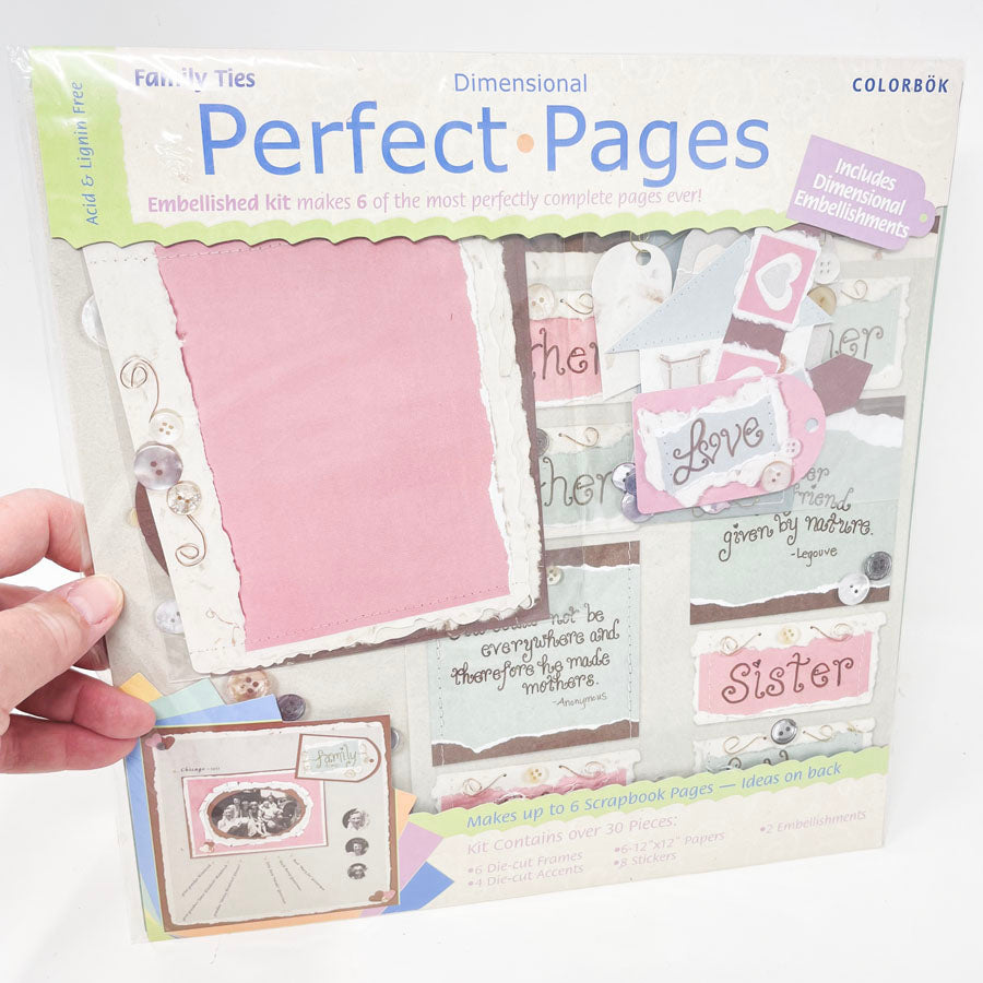 Colorbok Perfect Pages - Family Ties - 12 x 12