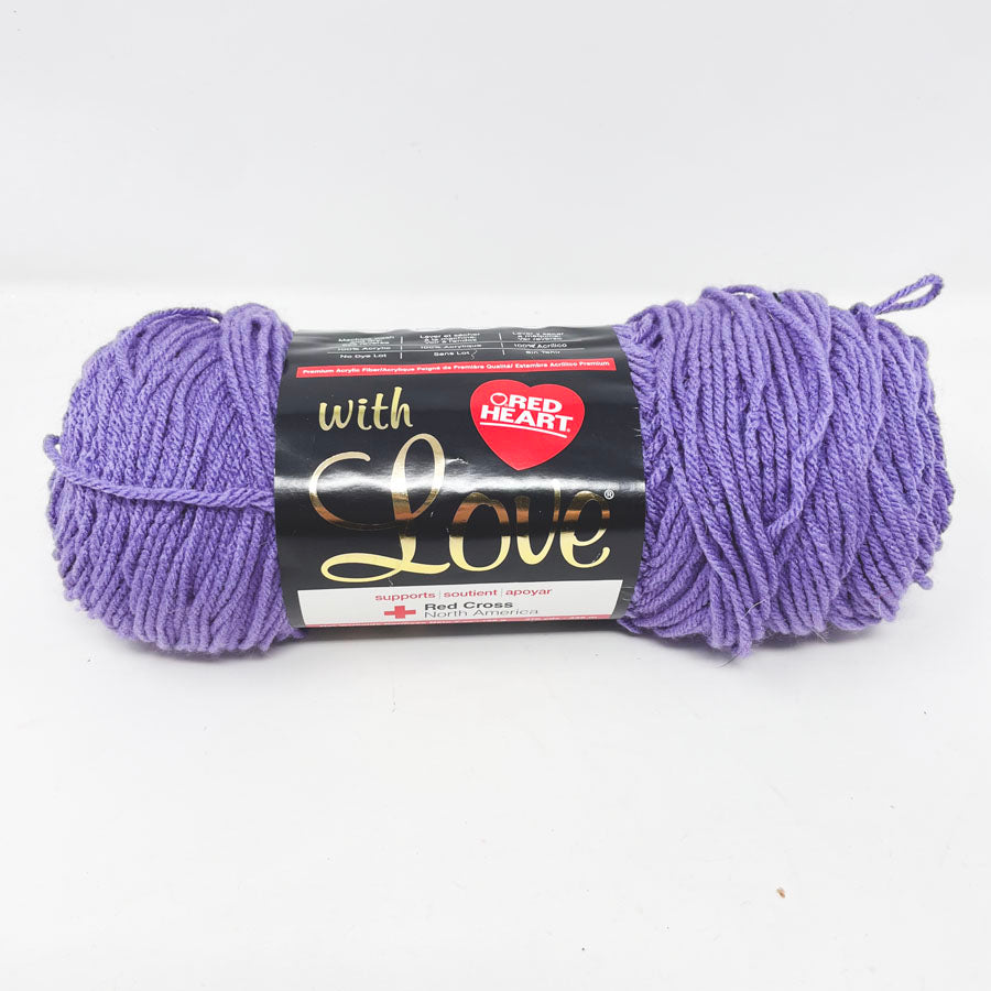 Red Heart With Love Yarn - Lilac