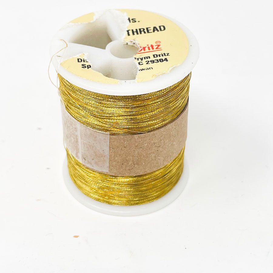 Dritz Gold Metallic Thread Spool