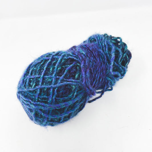 Blue and Purple Yarn