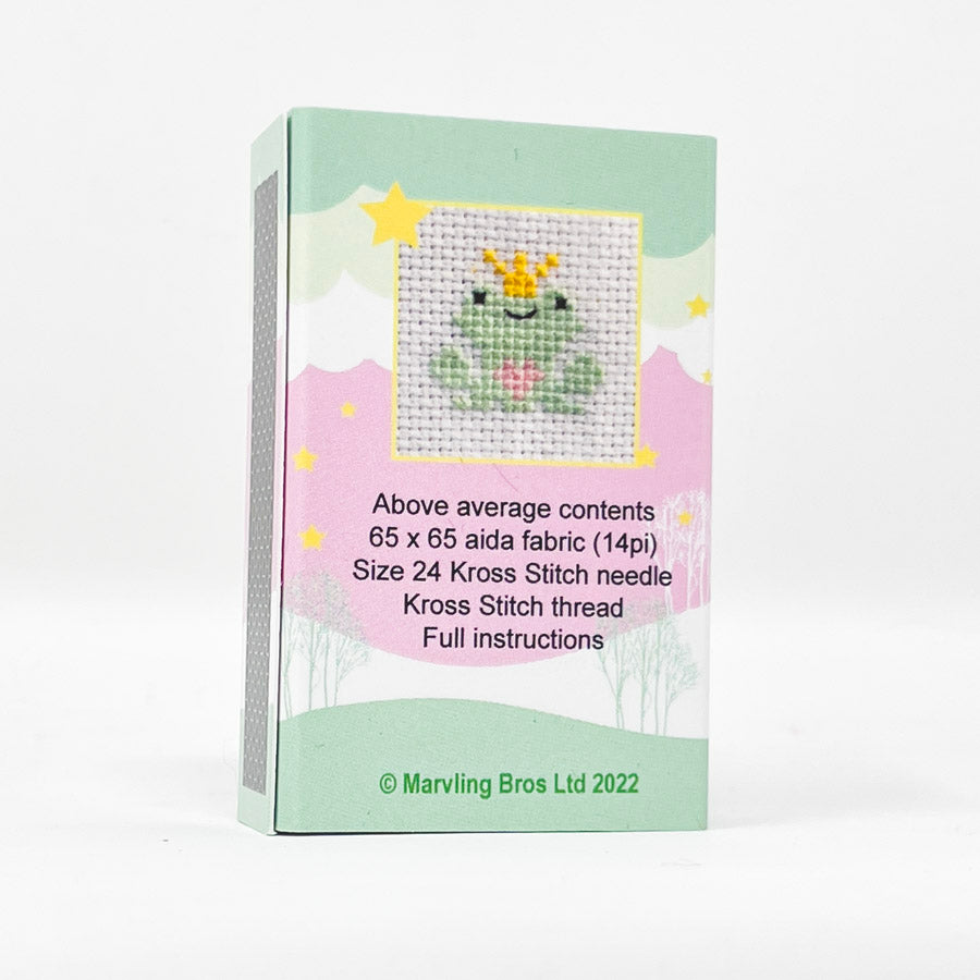 NEW // Kawaii Mini Cross Stitch Kit in a Matchbox