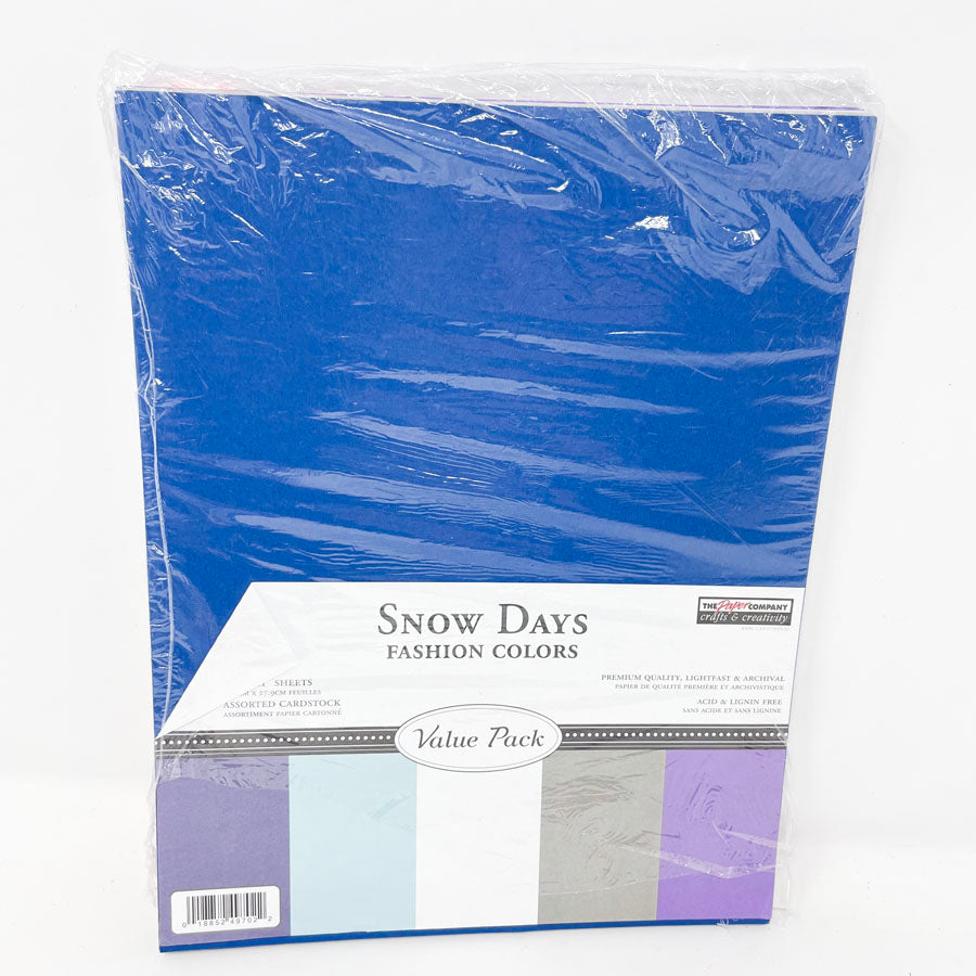 Snow Days Cardstock Value Pack