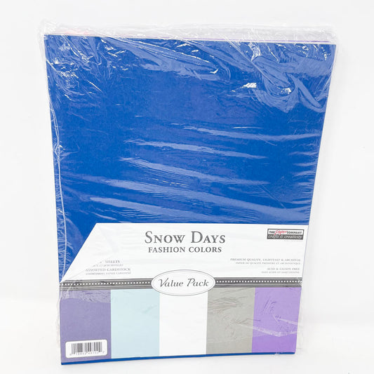 Snow Days Cardstock Value Pack