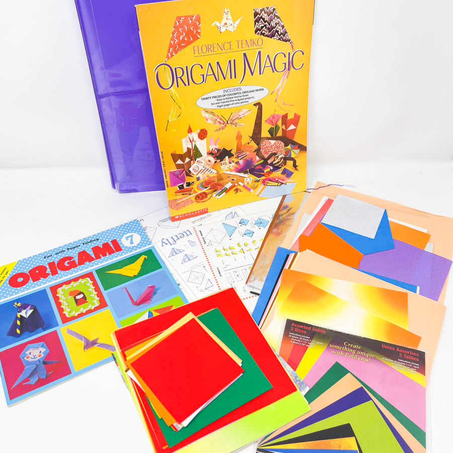 Origami Kit with Books & Paper - Origami Magic by Florence Temko